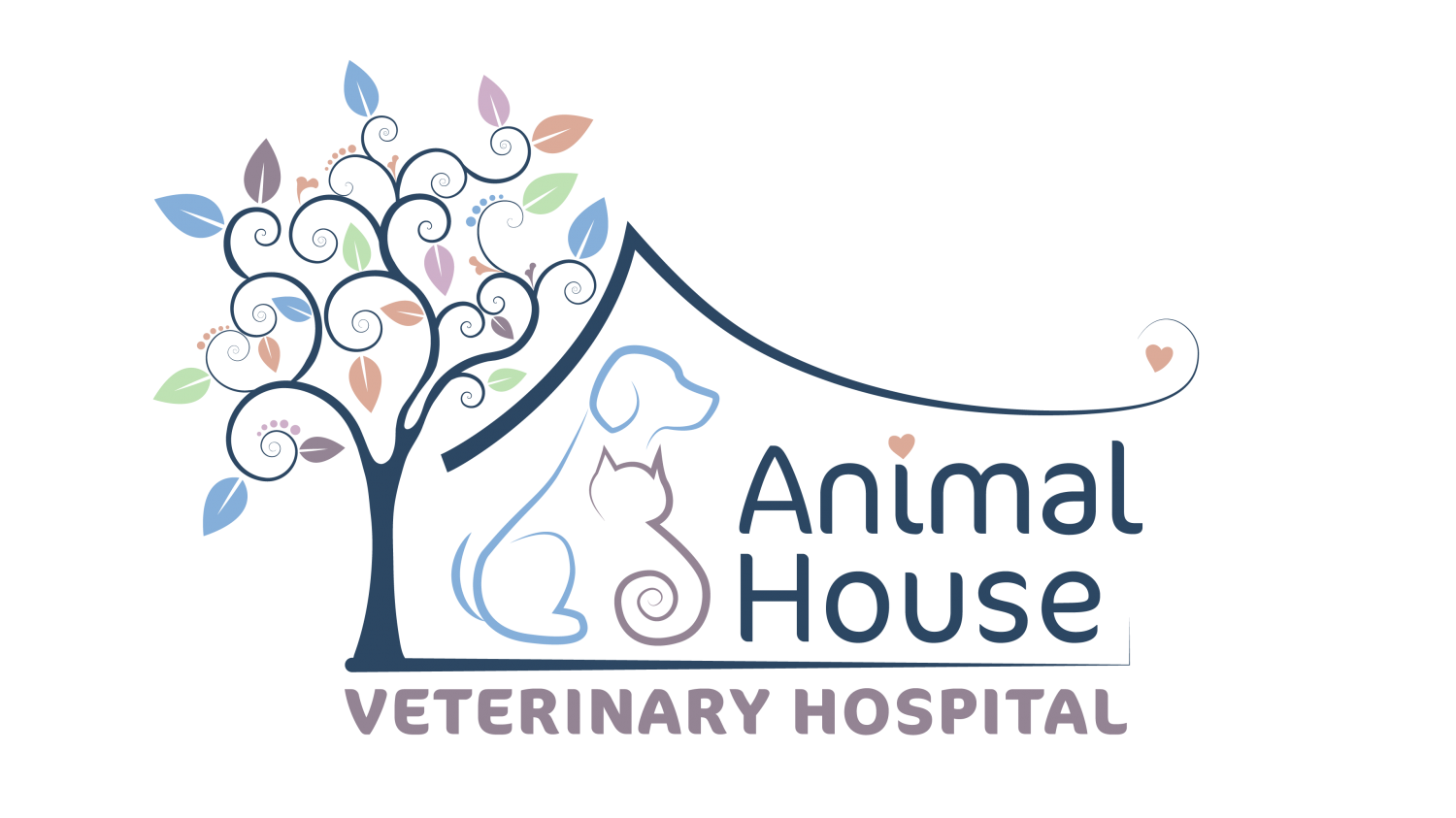 Animal House Veterinary Logo