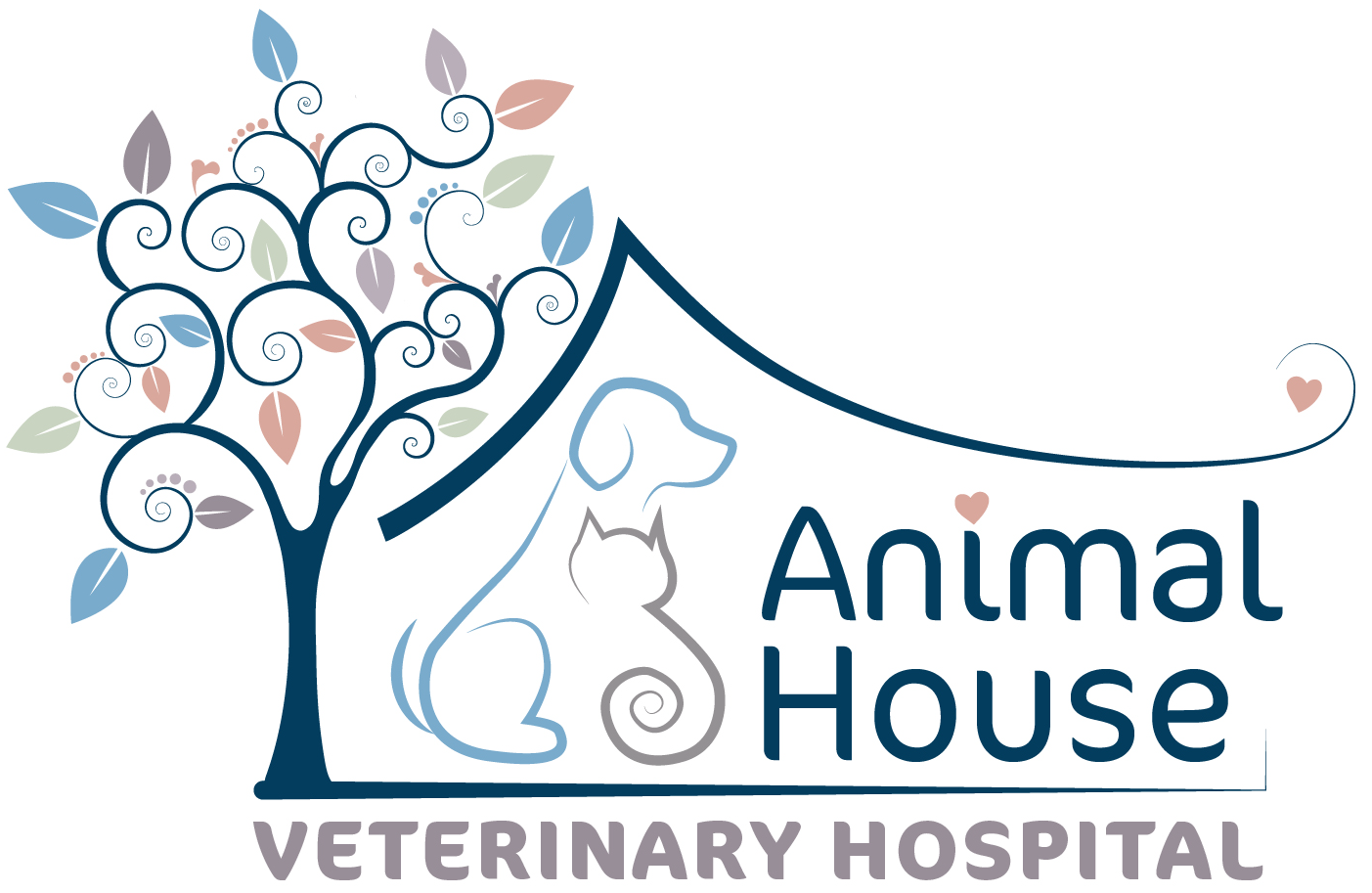 Animal House Veterinary Hospital Logo